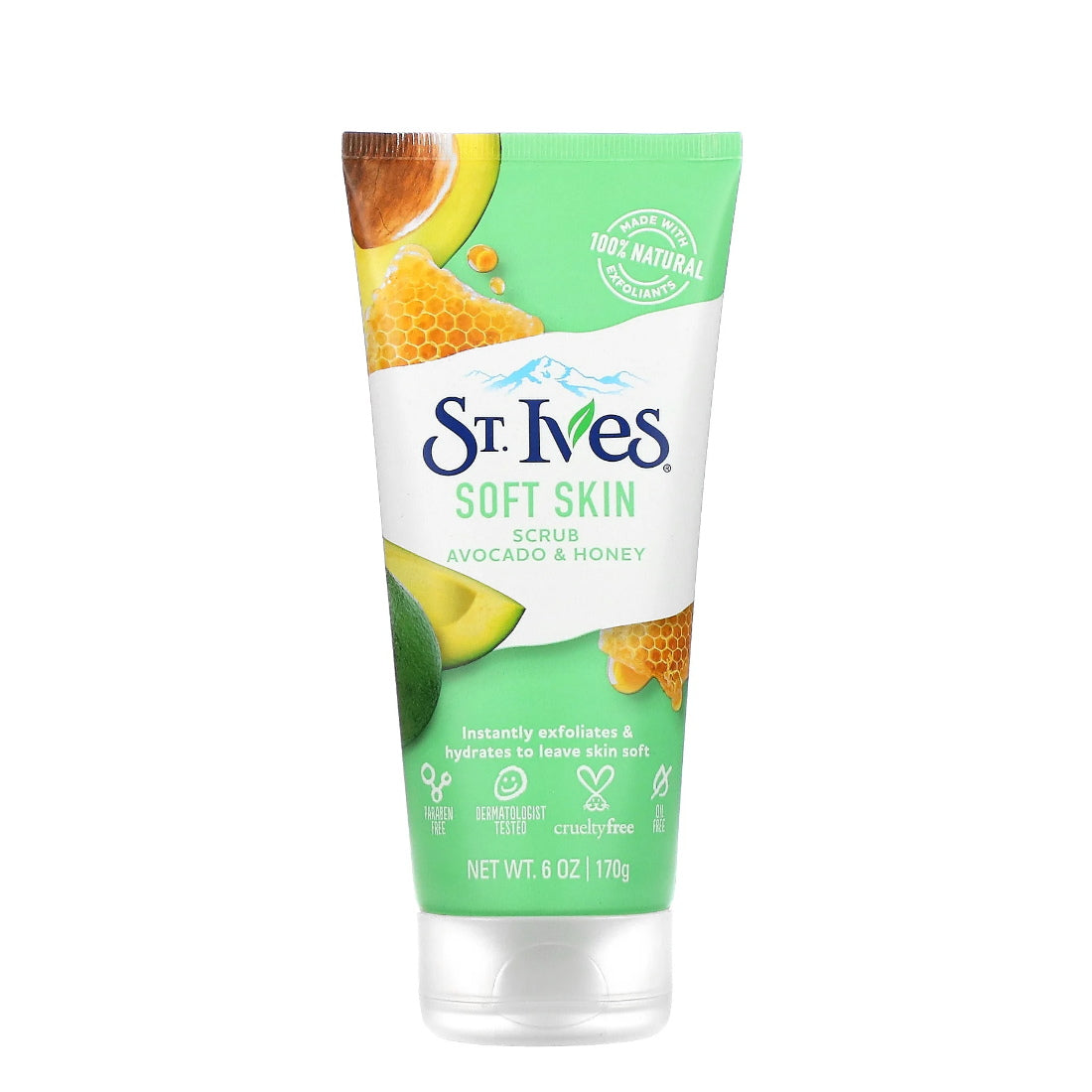 ST. IVES SOFT SKIN AVOCADO AND HONEY SCRUB 170G