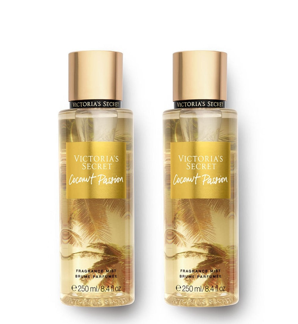 (BUNDLE OF 2) VICTORIA'S SECRET BODY MIST COCONUT PASSION 250ML