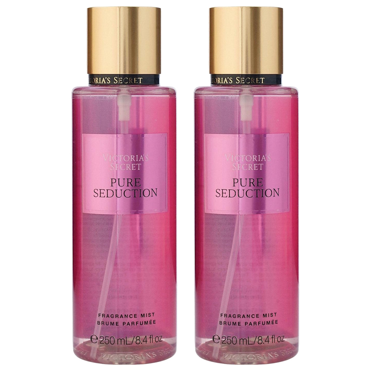 (BUNDLE OF 2) VICTORIA'S SECRET BODY MIST PURE SEDUCTION 250ML