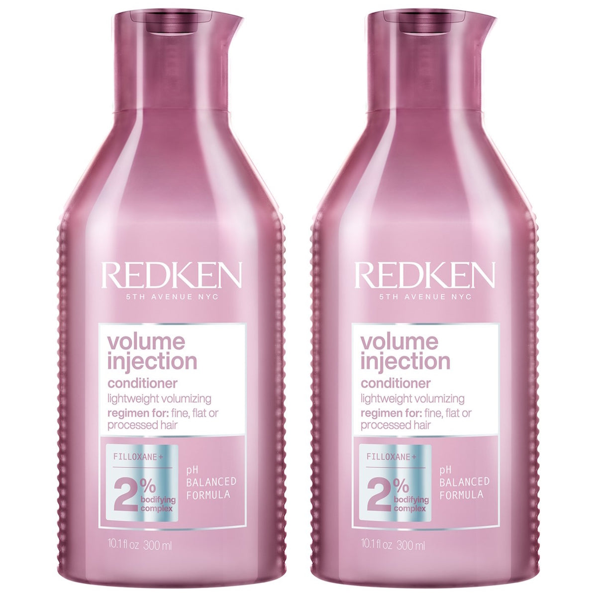 (BUNDLE OF 2) REDKEN VOLUME INJECTION CONDITIONER 300ML