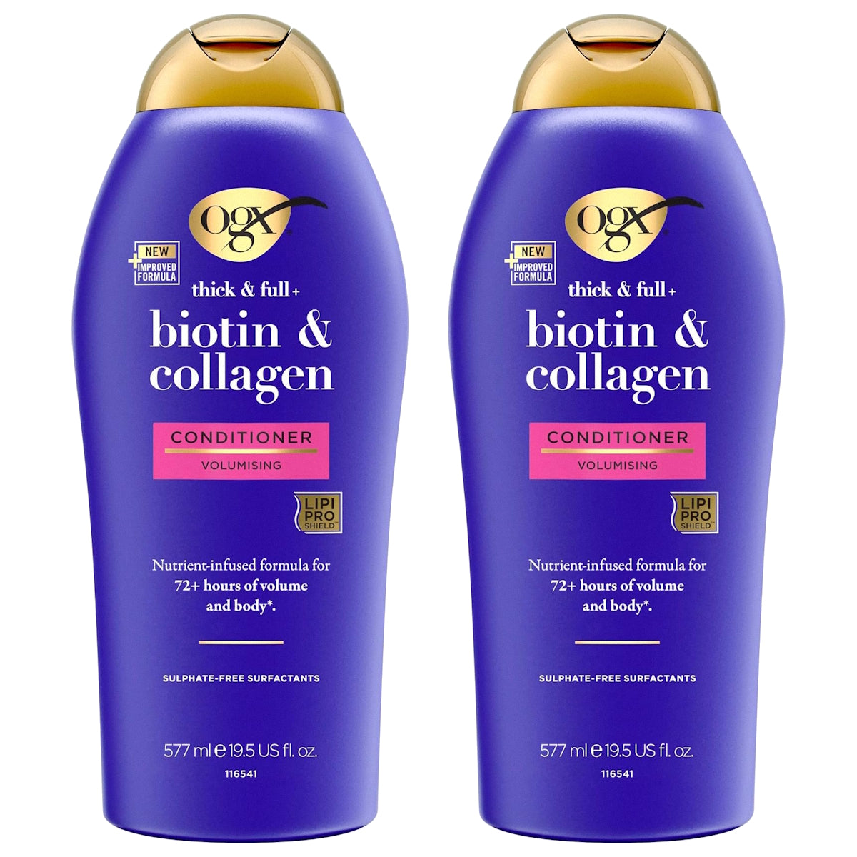(BUNDLE OF 2) OGX BIOTIN & COLLAGEN CONDITIONER 577ML
