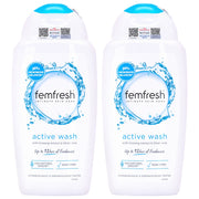 (BUNDLE OF 2) FEMFRESH INTIMATE WASH ACTIVE 250ML