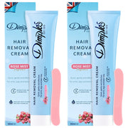 (BUNDLE OF 2) DIMPLES HAIR REMOVAL CREAM ROSE MIST 100ML
