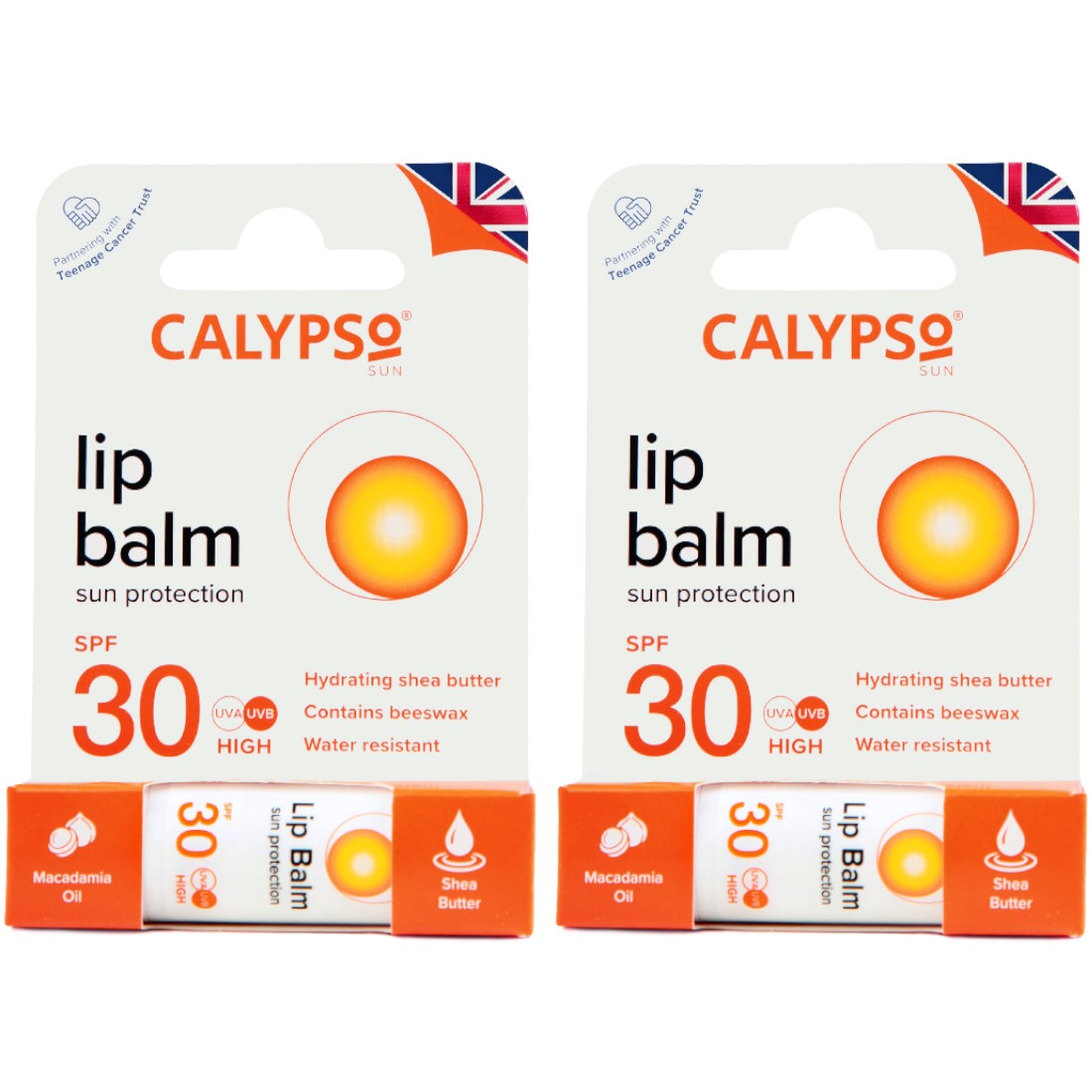 (BUNDLE OF 2) CALYPSO SUN PROTECTION LIP BALM SPF30 4.3G