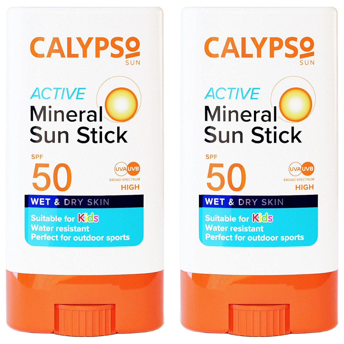 (BUNDLE OF 2) CALYPSO MINERAL SUN STICK SPF50 15G