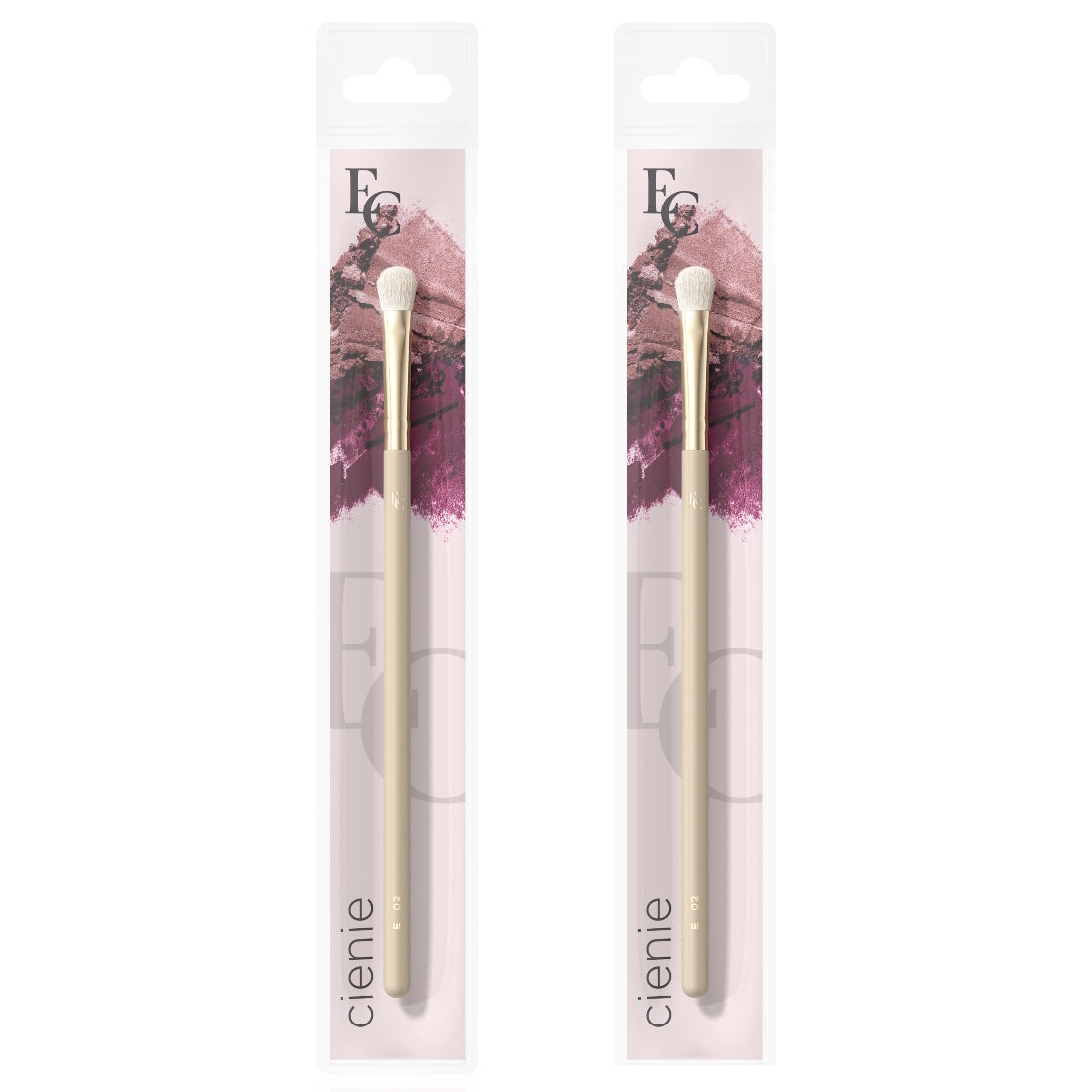 (BUNDLE OF 2) EVELINE MAKE UP BRUSH FOR PRECISE EYESHADOW APPLICATION, E02