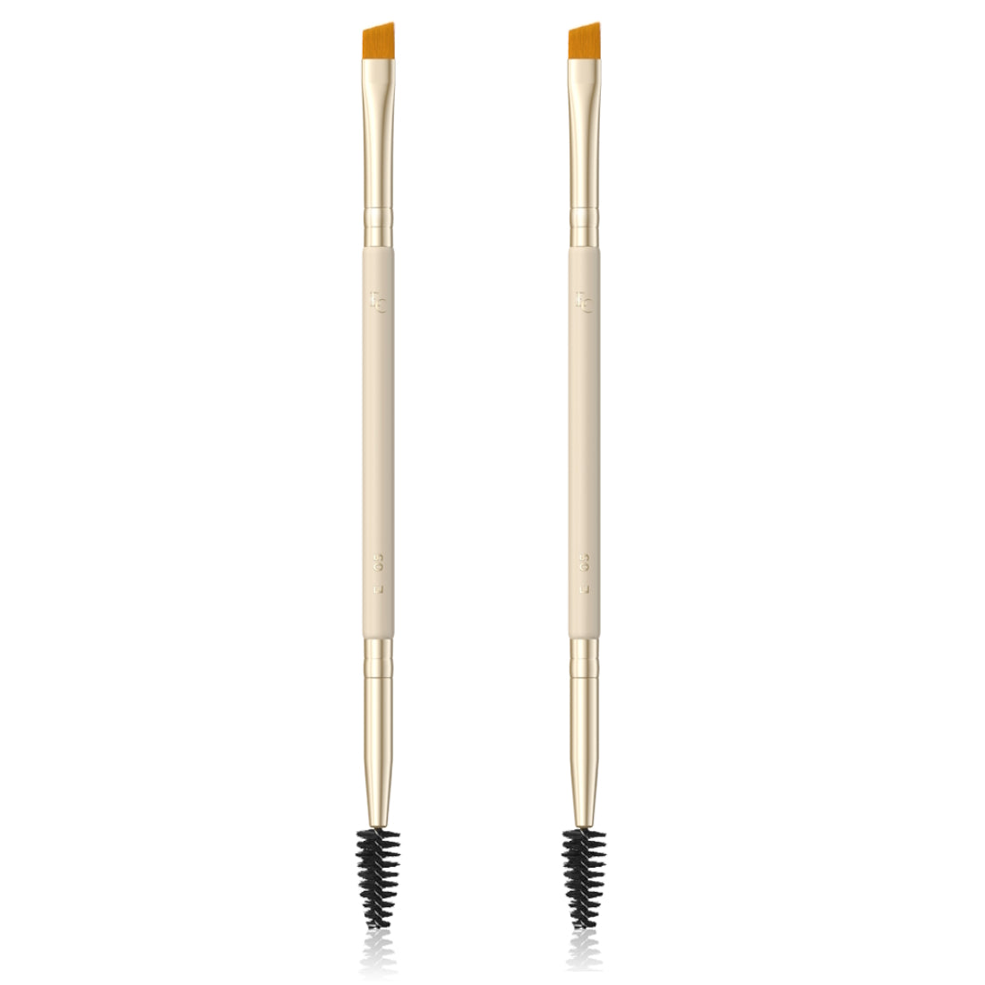 (BUNDLE OF 2) EVELINE MAKE UP BRUSH FOR BROW AND EYELINER APPLICATION, E05