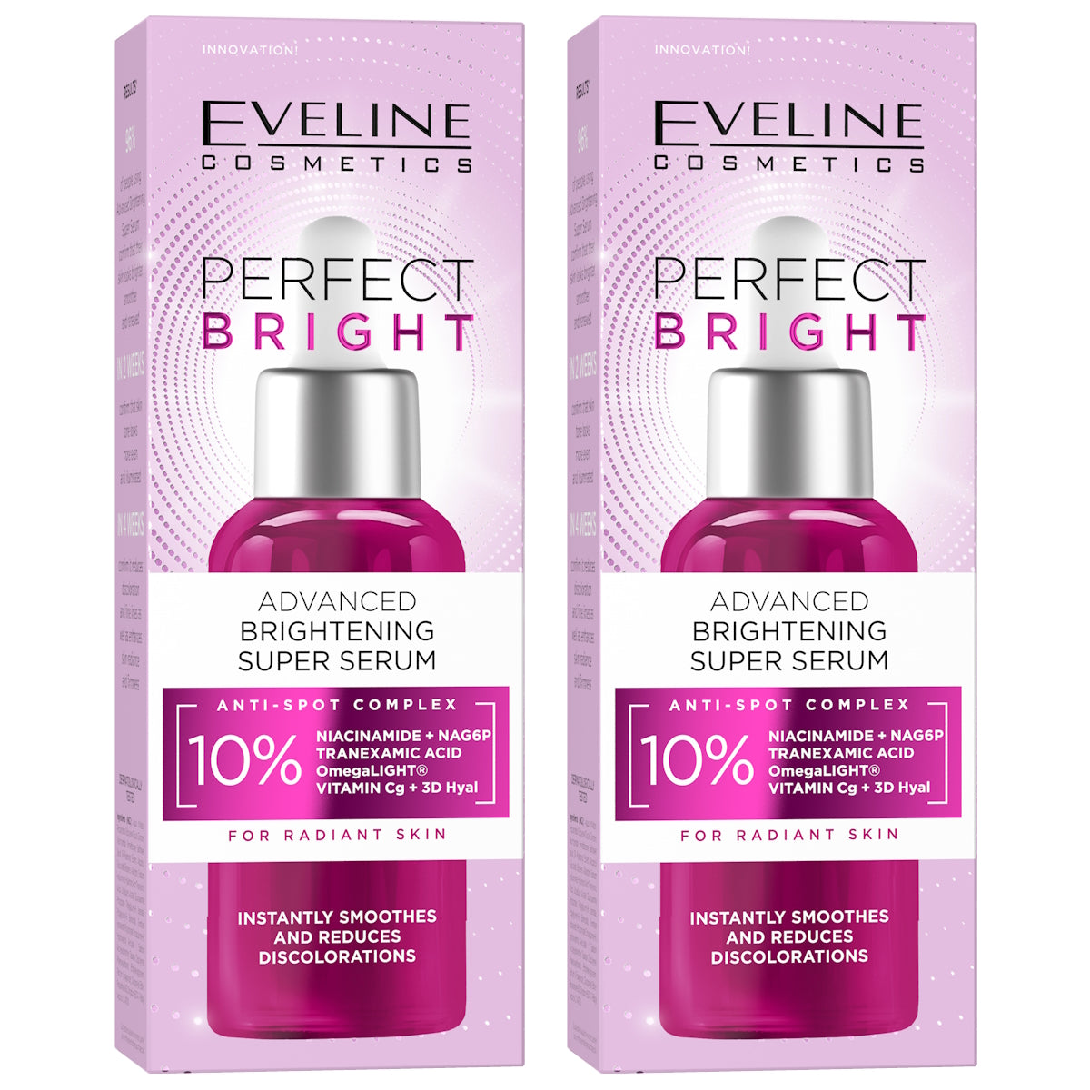 (BUNDLE OF 2) EVELINE PERFECT BRIGHT ADVANCED BRIGHTENING SUPER SERUM 30ML