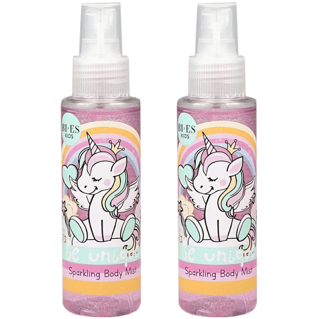 (BUNDLE OF 2) BI-ES UNICORN BE UNIQUE SPARKLING BODY MIST 100ML