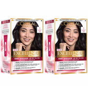 (Bundle of 2) L'Oreal Excellence Creme 1 Black