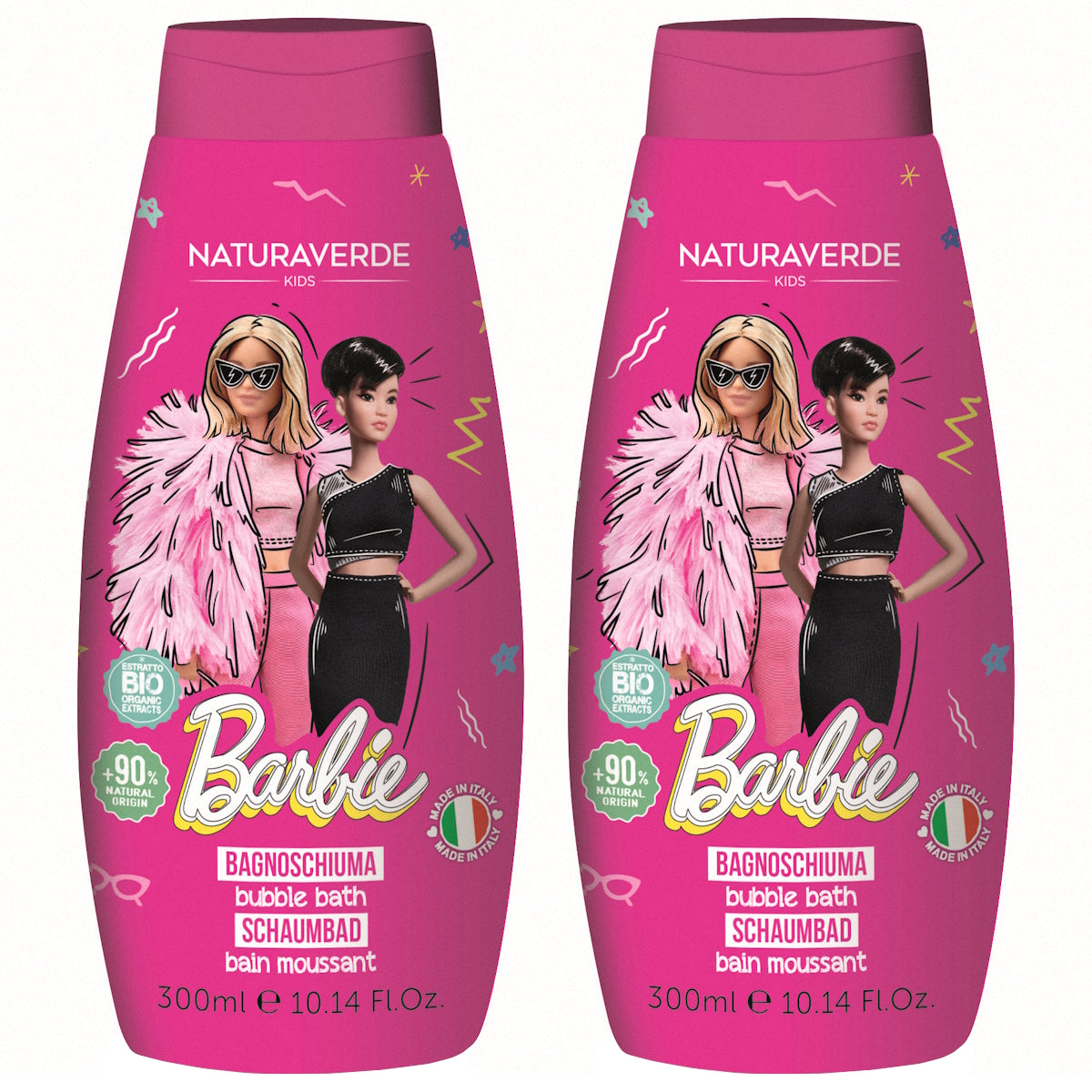 (BUNDLE OF 2) NATURAVERDE BARBIE BUBBLE BATH 300ML
