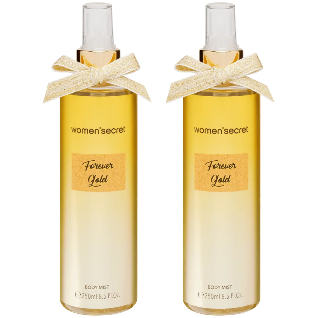 (BUNDLE OF 2) WOMEN SECRET BODY MIST FOREVER GOLD 250ML
