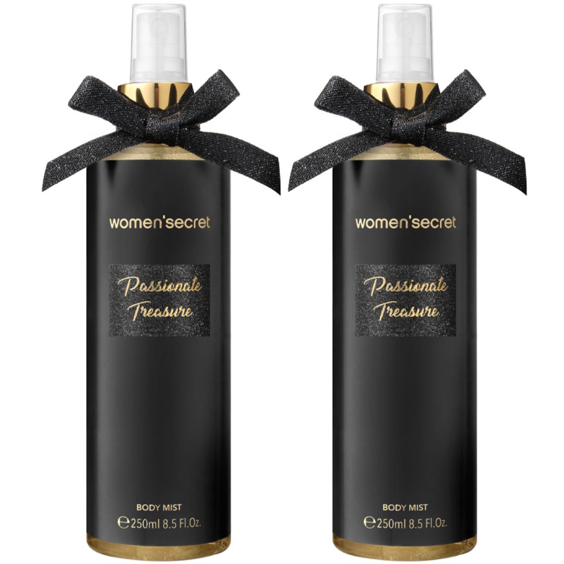 (BUNDLE OF 2) WOMEN SECRET BODY MIST PASSIONATE TREASURE 250ML