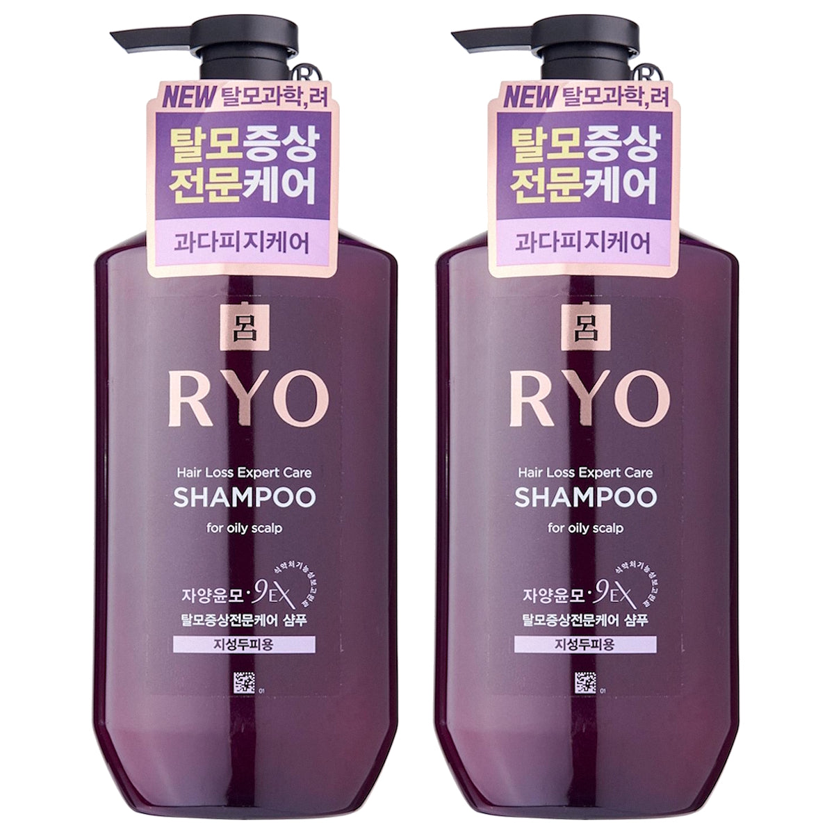 (BUNDLE OF 2) RYO HAIR LOSS EXPERT CARE SHAMPOO OILY SCALP 400ML
