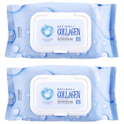 (BUNDLE OF 2) TENZERO RETINOL + COLLAGEN CLEANSING WIPES 100S