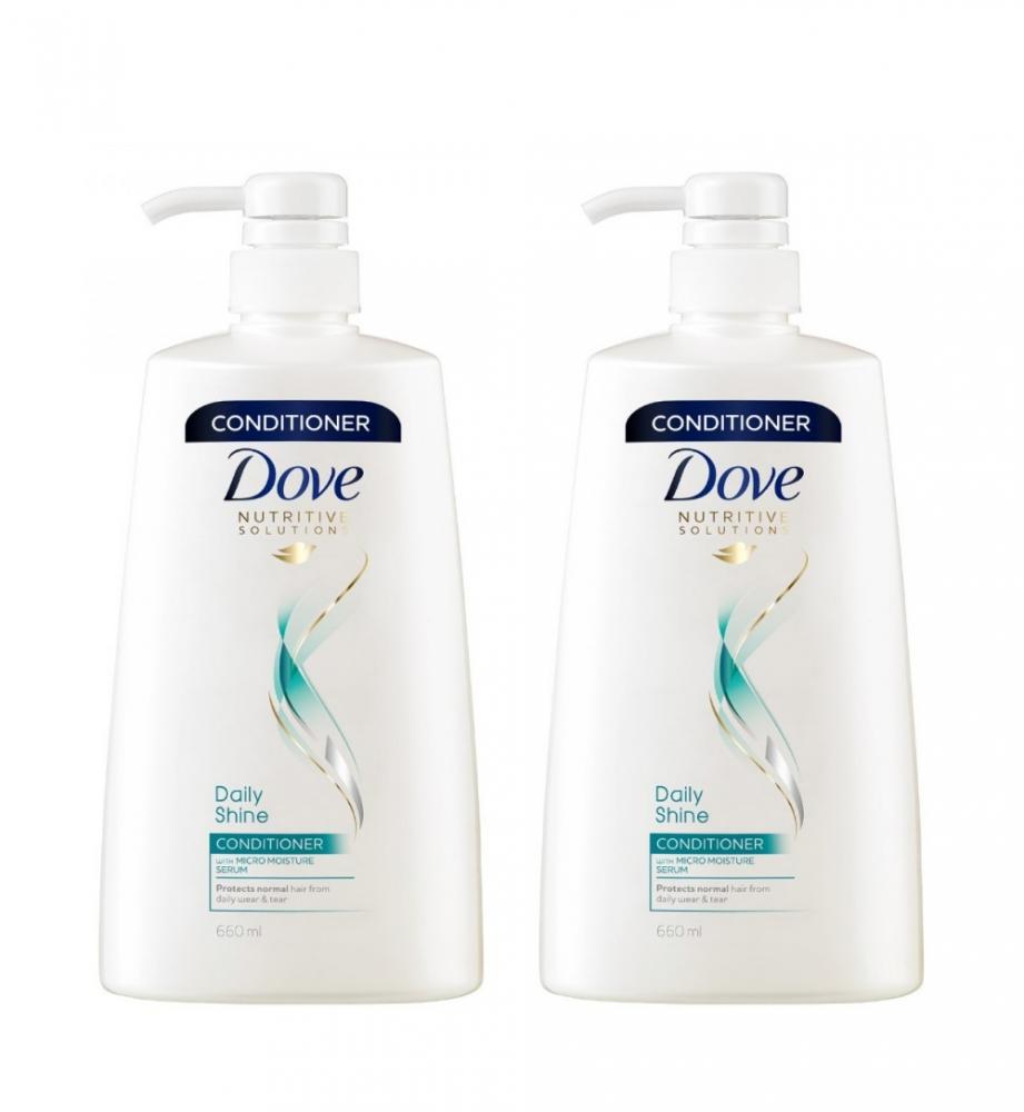 (BUNDLE OF 2) DOVE CONDITIONER DAILY SHINE 660ML
