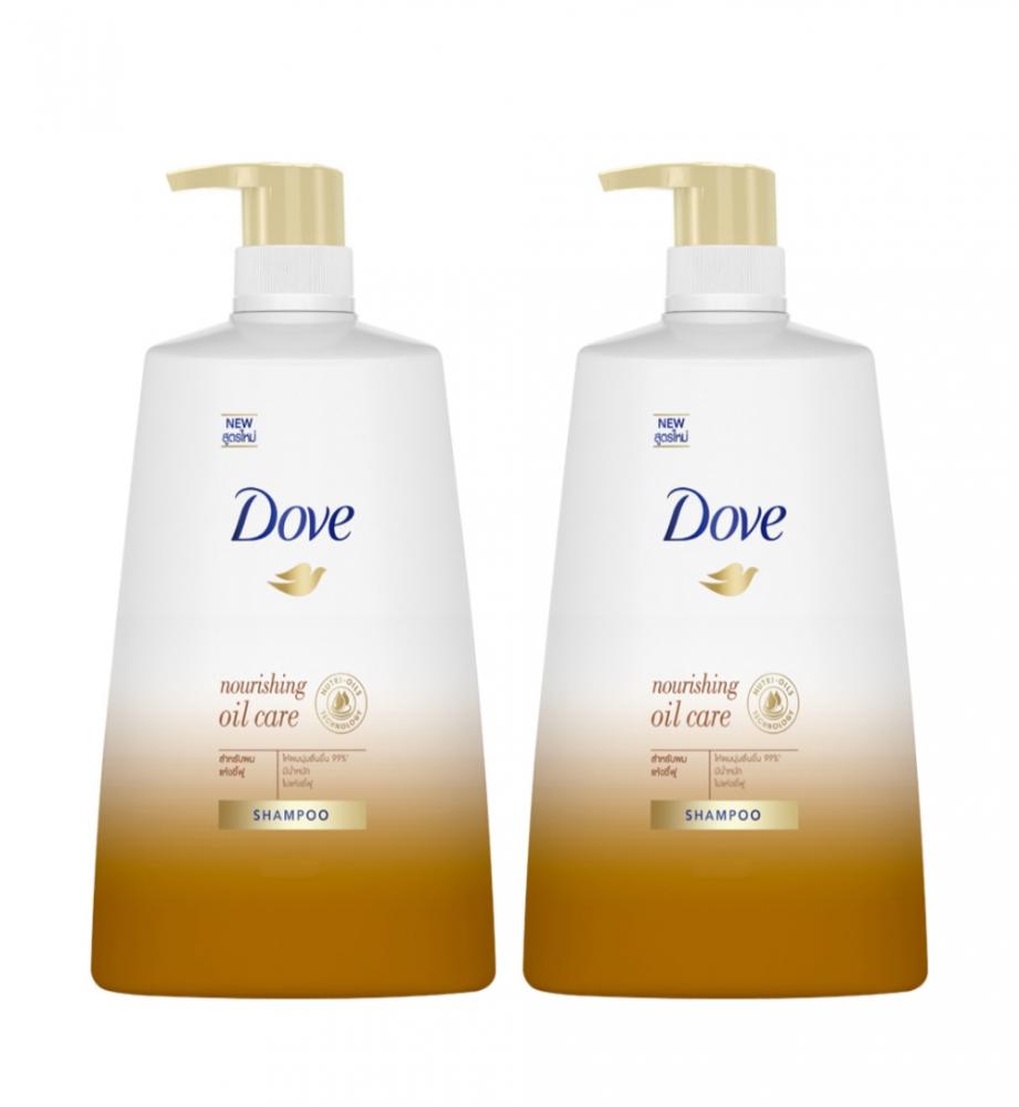 (BUNDLE OF 2) DOVE SHAMPOO NOURISHING OIL CARE 680ML