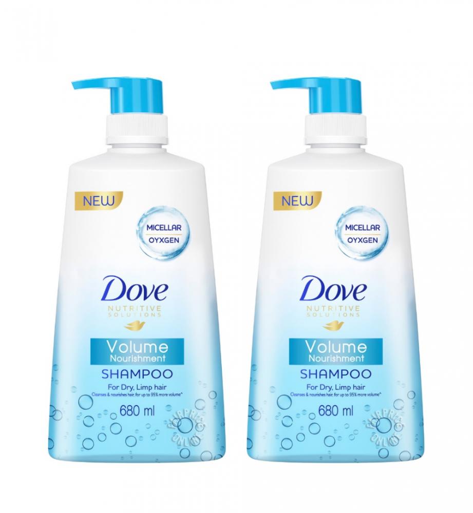 (BUNDLE OF 2) DOVE SHAMPOO VOLUME NOURISHMENT 680ML