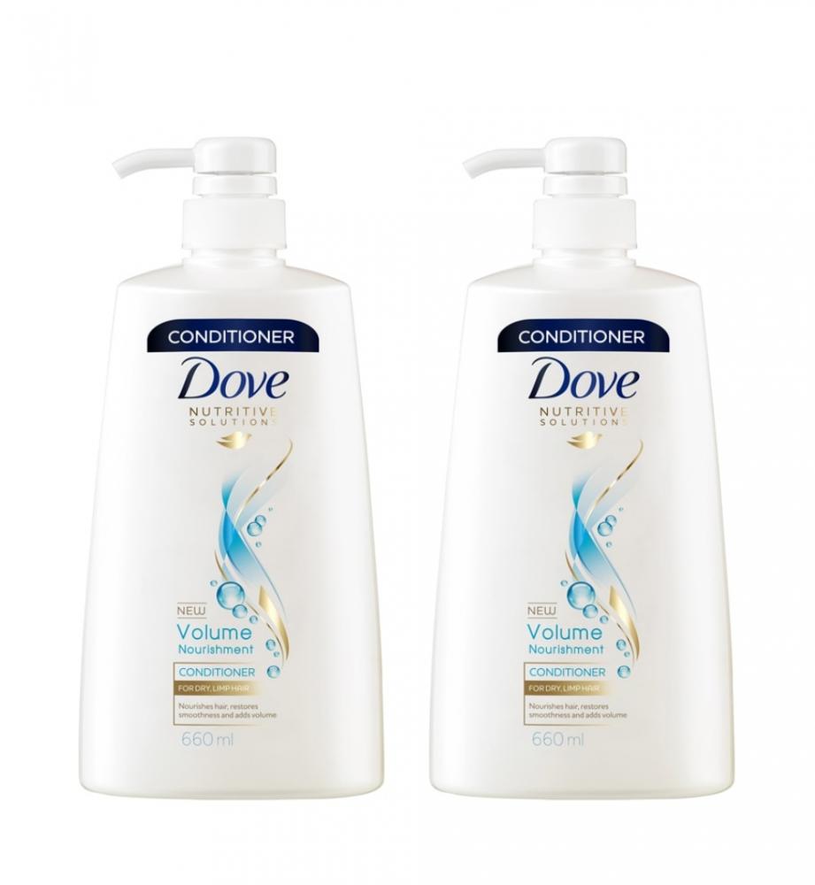 (BUNDLE OF 2) DOVE CONDITIONER VOLUME NOURISHMENT 660ML