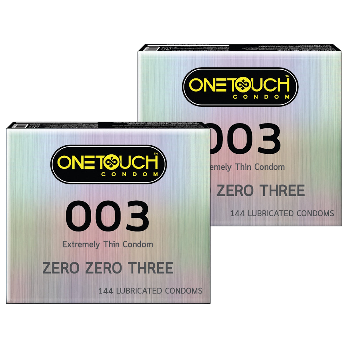 (BUNDLE OF 2) ONETOUCH 003 EXTREMELY THIN CONDOM 144S