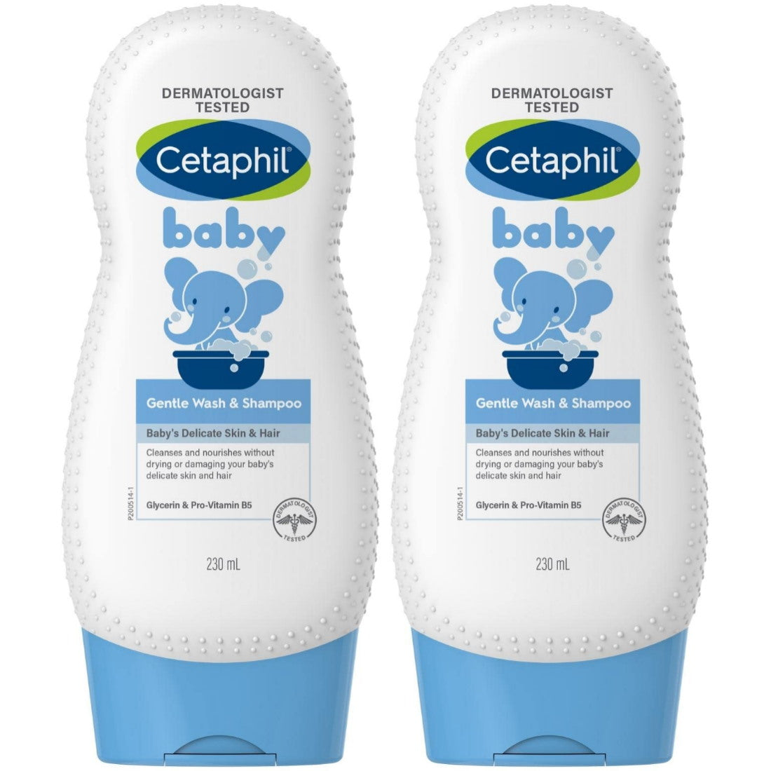 (BUNDLE OF 2) CETAPHIL BABY GENTLE WASH & SHAMPOO (HAIR & BODY) 230ML