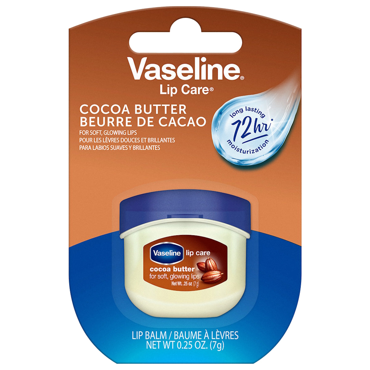 VASELINE LIP CARE TUB COCOA BUTTER 7G