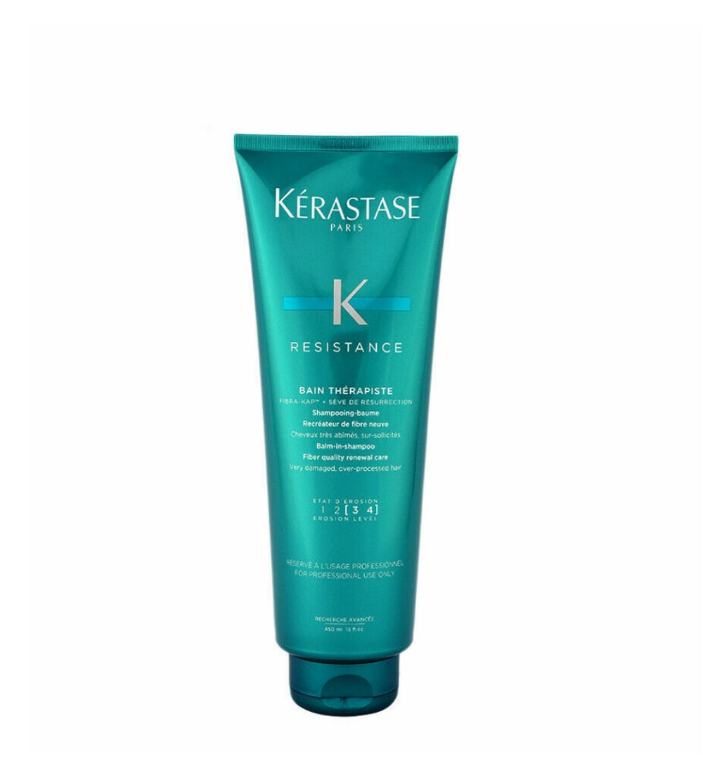 KERASTASE PARIS RESISTANCE BAIN THERAPISTE [3 4] SHAMPOO 450ML  EXP:09/2027