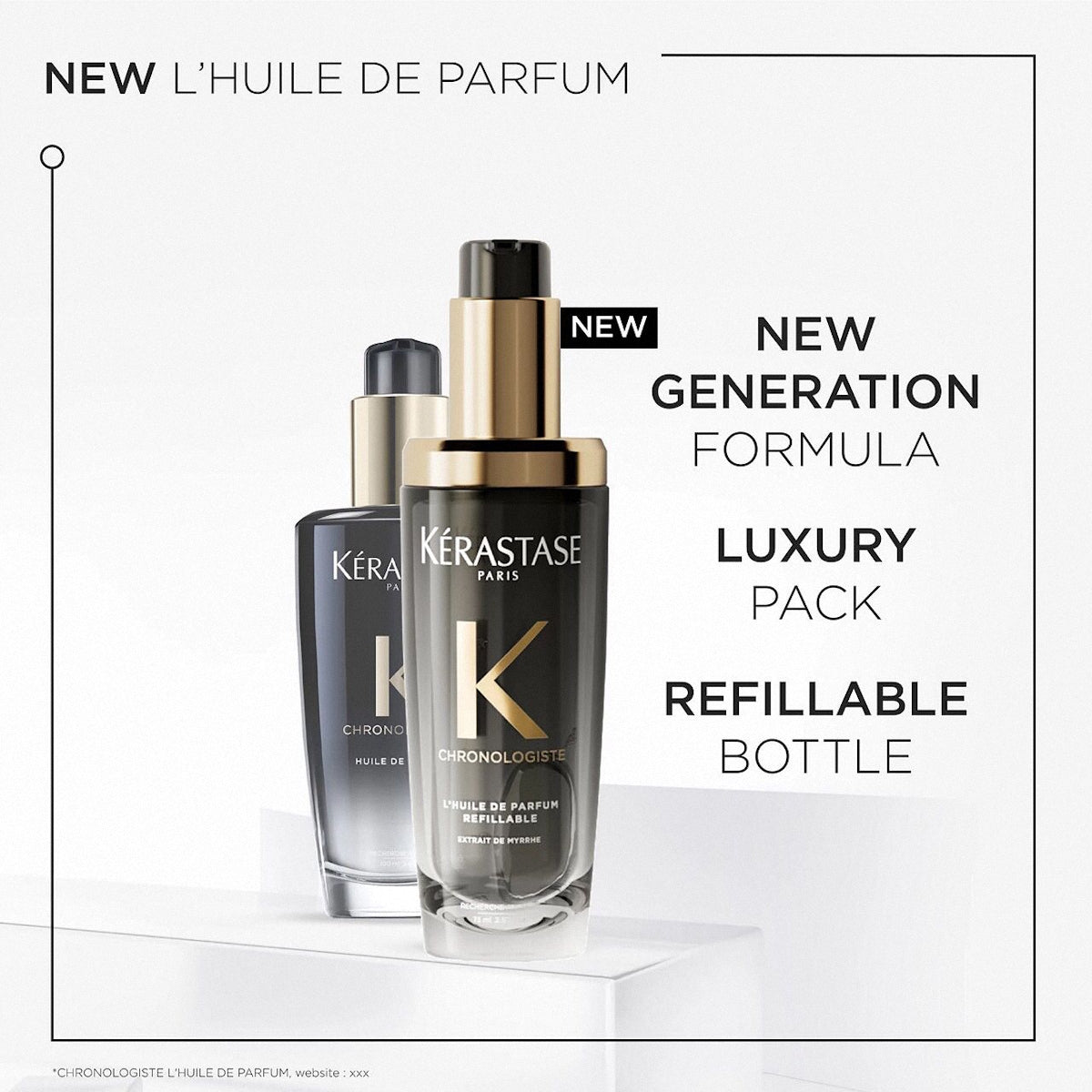 KERASTASE CHRONOLOGISTE L'HUILE DE PARFUM FRAGRANCE-IN-OIL REFILLABLE 75ML