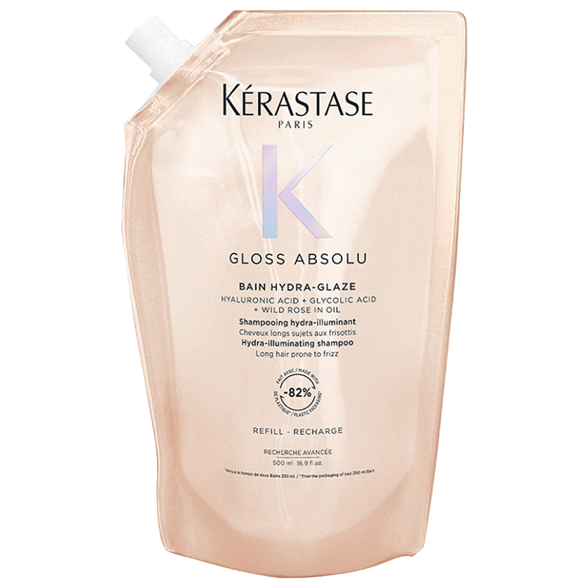 KERASTASE GLOSS ABSOLU BAIN HYDRA-GLAZE SHAMPOO REFILL 500ML