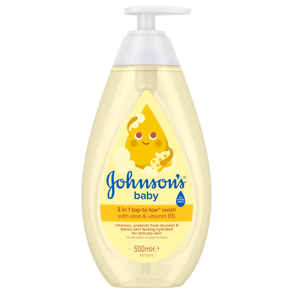 JOHNSON BABY TOP TO TOE WASH 500ML
