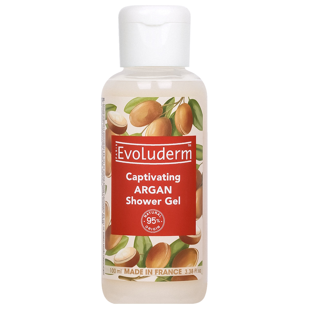 EVOLUDERM CAPTIVATING ARGAN SHOWER GEL 100ML (EXP: 07/2027)