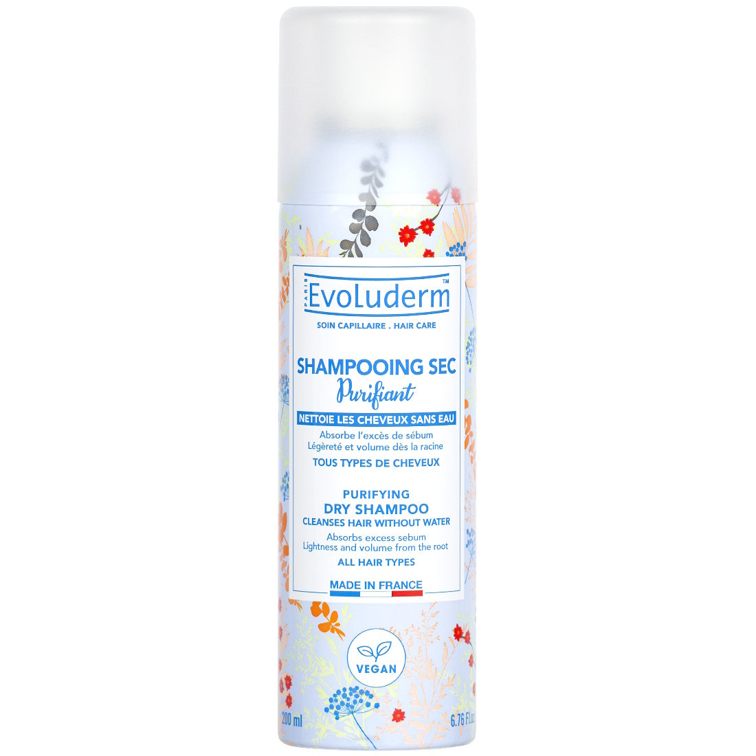 EVOLUDERM PURIFYING DRY SHAMPOO 200ML