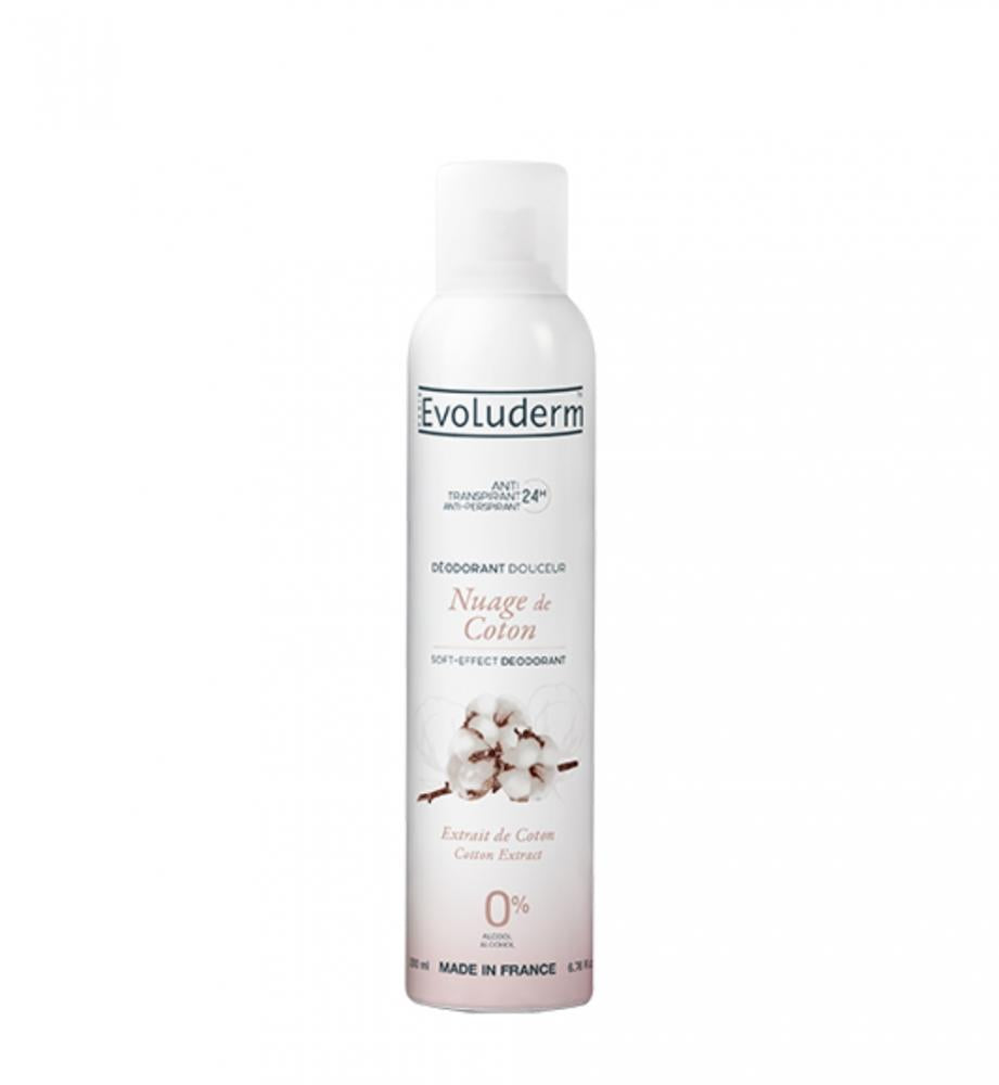 EVOLUDERM NUAGE DE COTON 24H DEODORANT 200ML