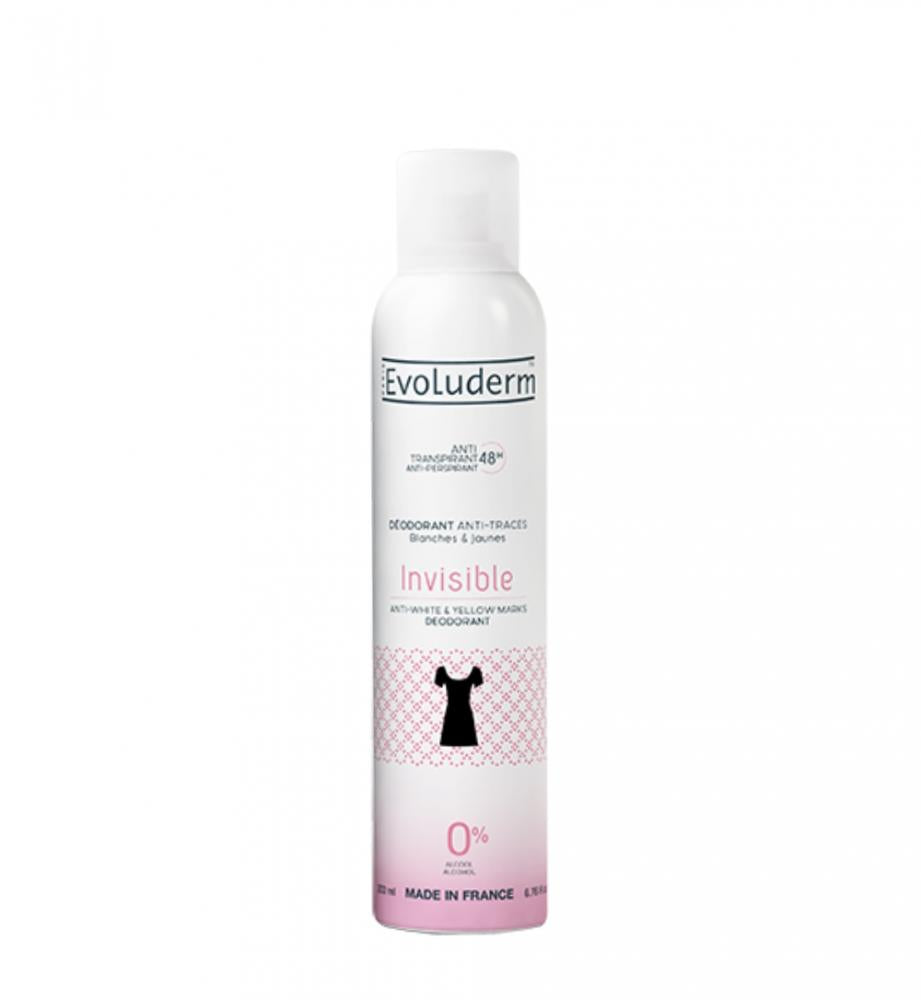EVOLUDERM INVISIBLE ANTI-STAINS WHITE & YELLOW 48H 200ML
