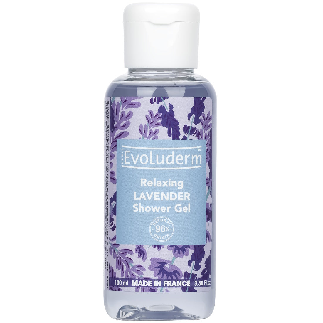 EVOLUDERM RELAXING LAVENDER SHOWER GEL 100ML
