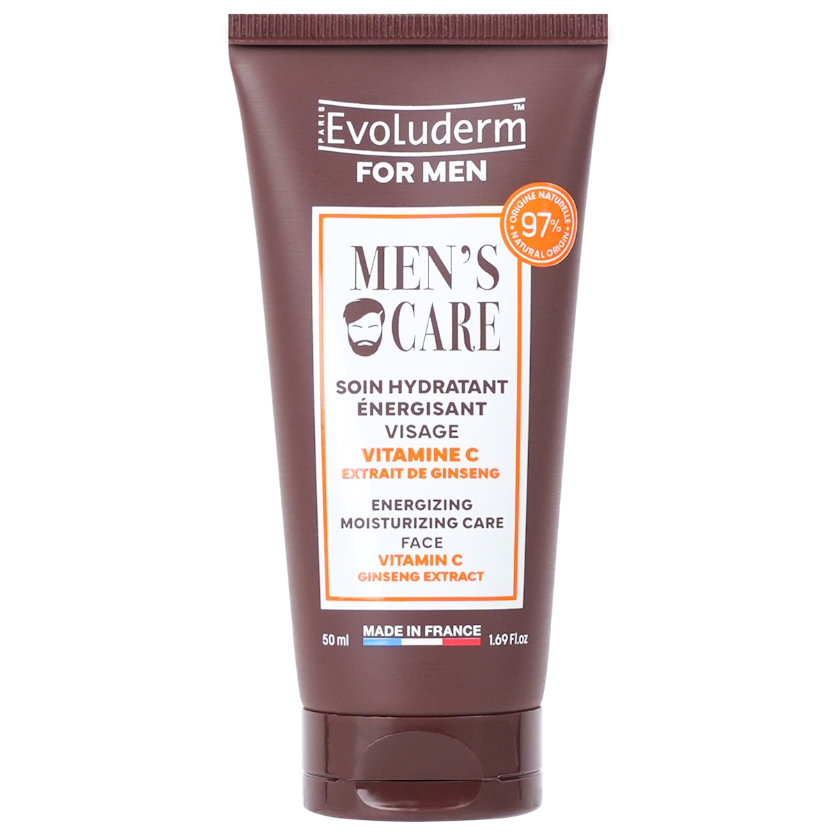 EVOLUDERM MEN'S CARE ENERGIZING MOISTURIZING CARE 50ML (EXP:12/2027)