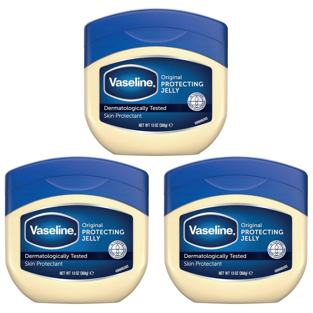 (BUNDLE OF 3) VASELINE ORIGINAL PROTECTING JELLY 369G