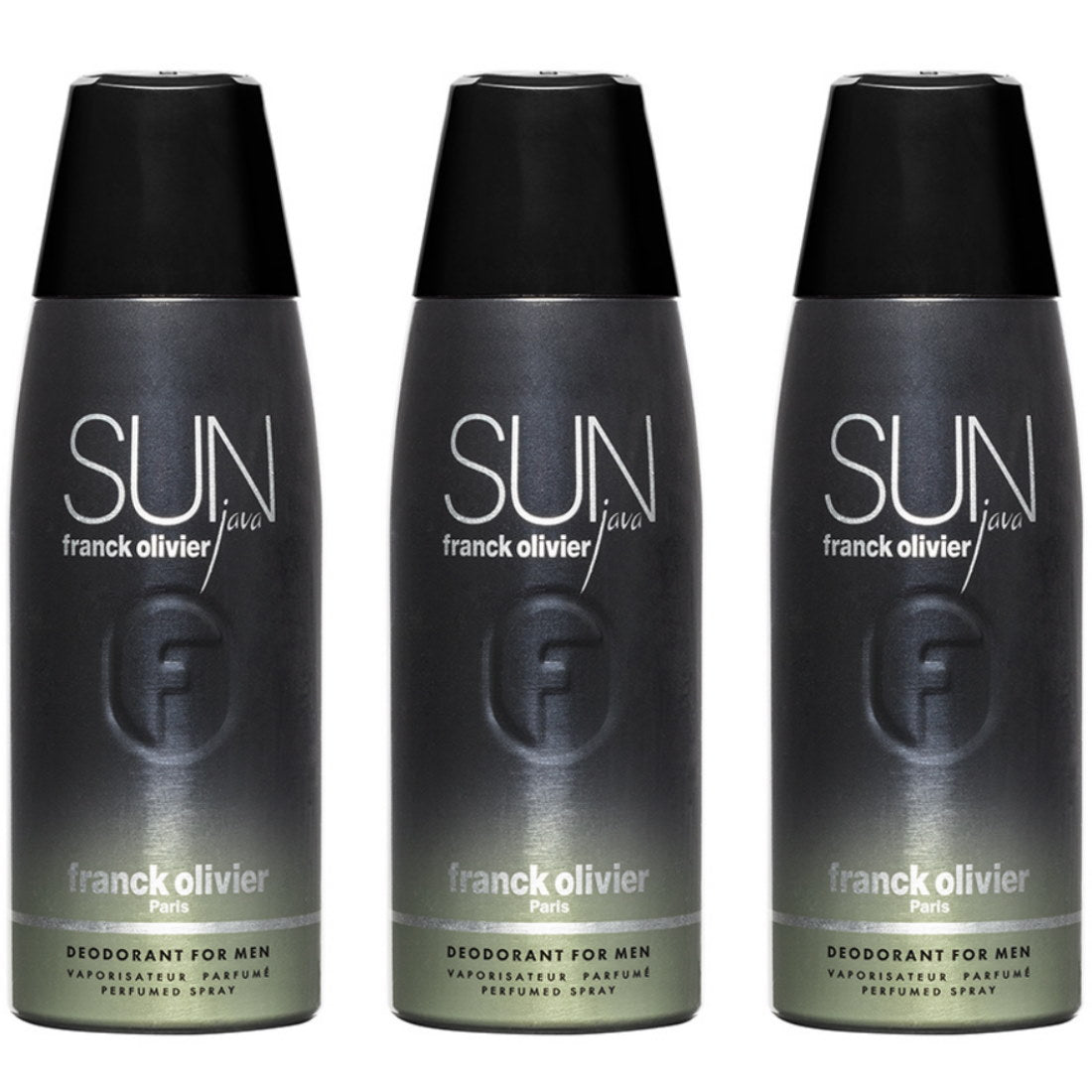 (BUNDLE OF 3) FRANCK OLIVIER SUN JAVA DEODORANT SPRAY FOR MEN 250ML