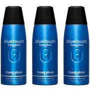 (BUNDLE OF 3) FRANCK OLIVIER BLUE TOUCH DEODORANT SPRAY FOR MEN 250ML