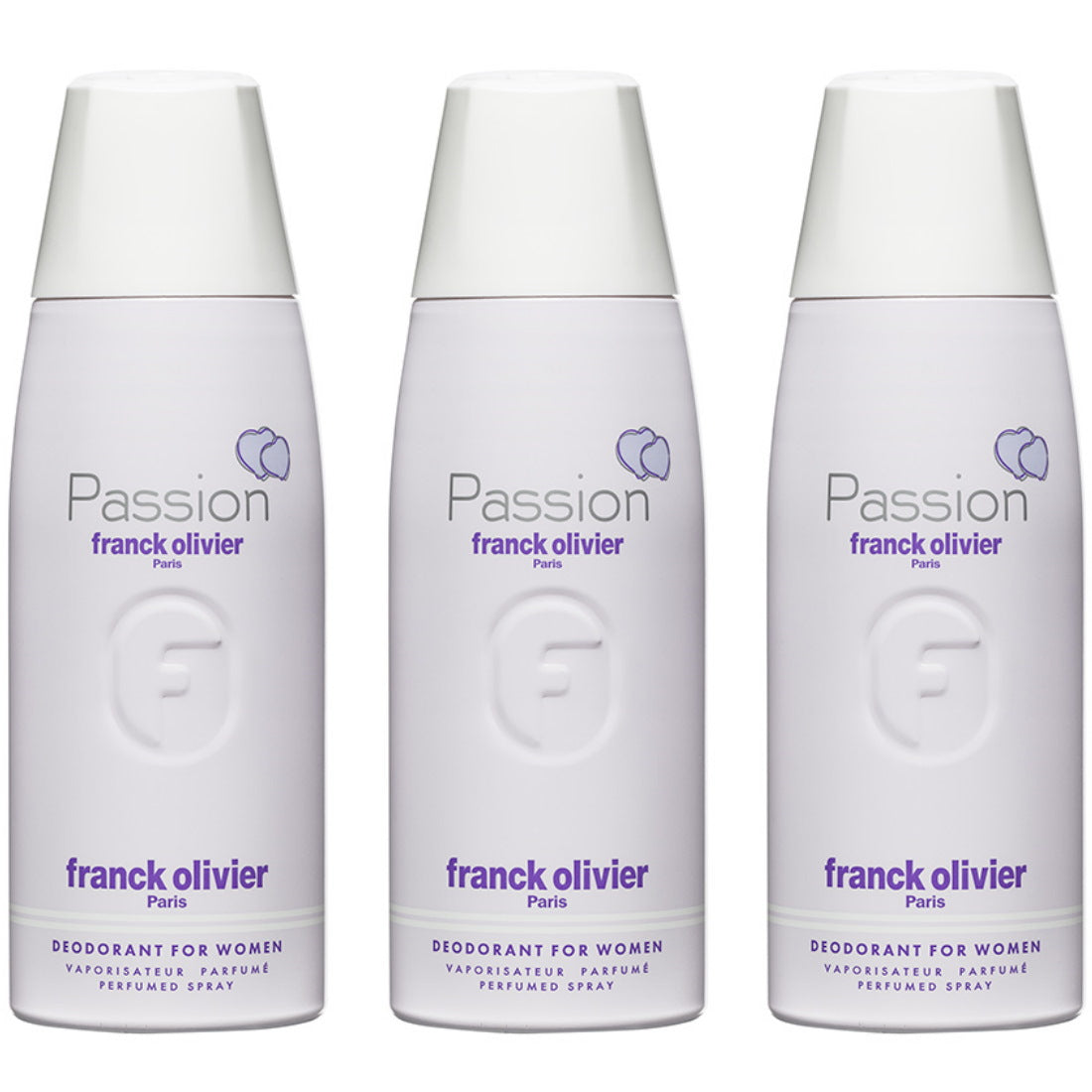 (BUNDLE OF 3) FRANCK OLIVIER PASSION DEODORANT SPRAY FOR WOMEN 250ML