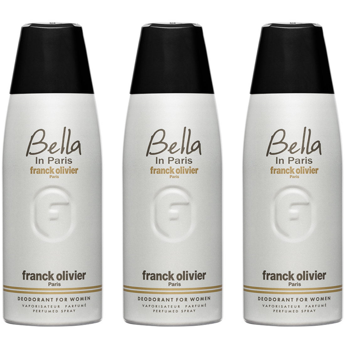 (BUNDLE OF 3) FRANCK OLIVIER BELLA IN PARIS DEODORANT SPRAY FOR WOMEN 250ML