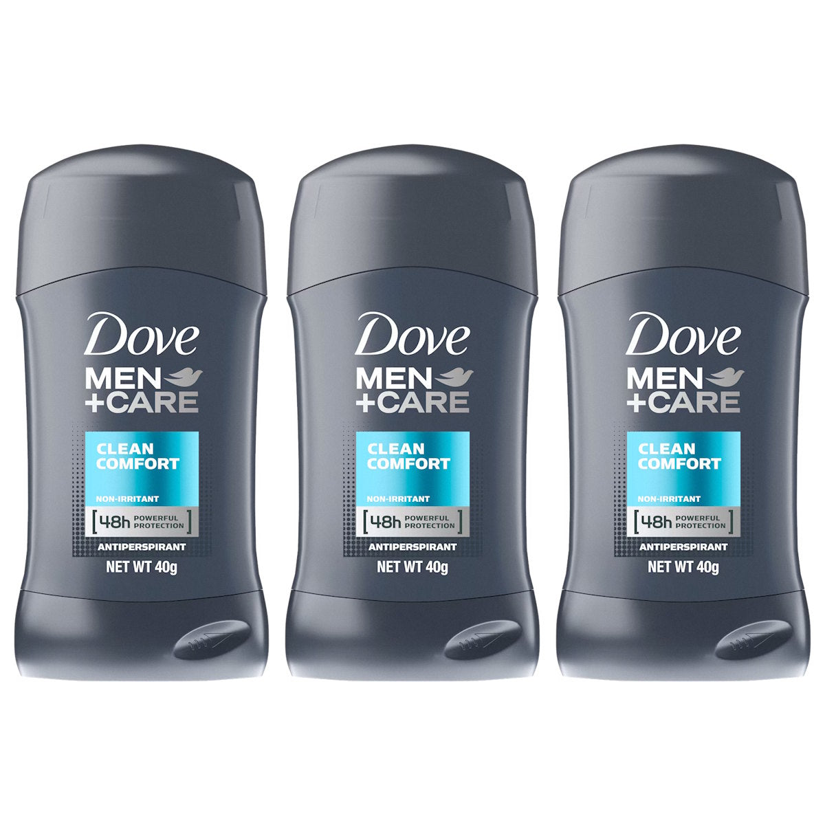 (BUNDLE OF 3) DOVE MEN+CARE DEODORANT STICK CLEAN COMFORT 40G