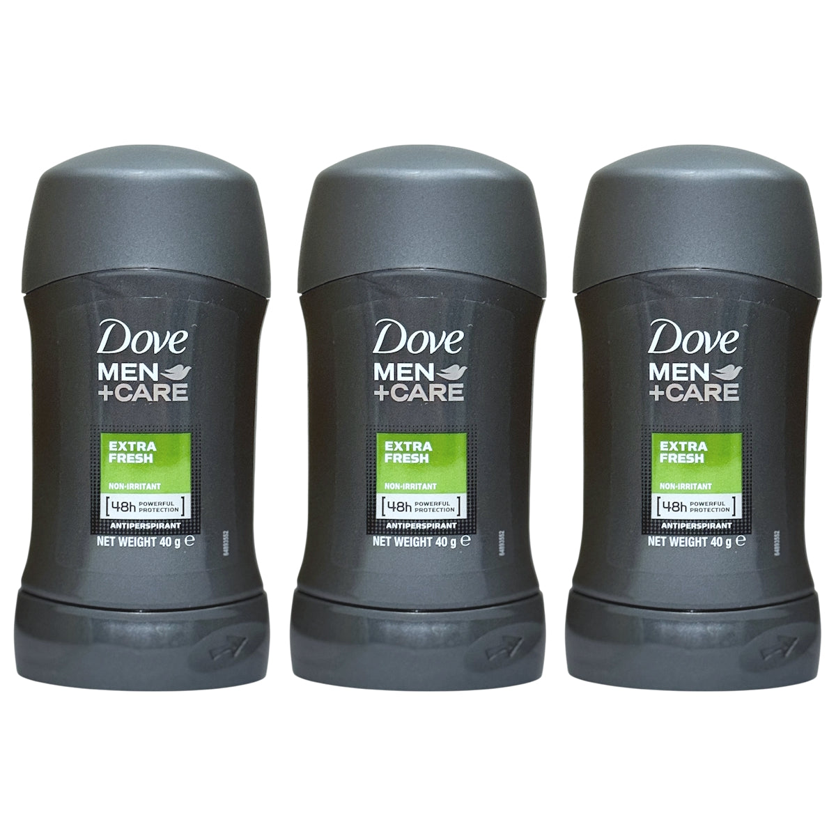(BUNDLE OF 3) DOVE MEN+CARE DEODORANT STICK EXTRA FRESH 40ML