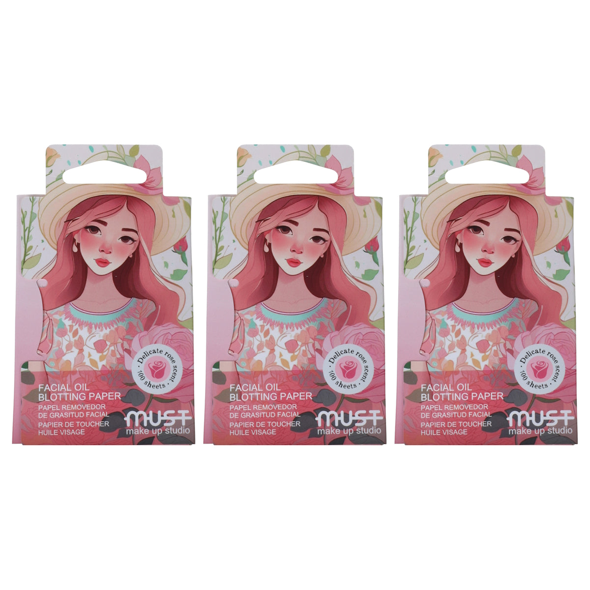 (BUNDLE OF 3) MUST 6415 FACIAL OIL BLOTTING PAPER 100PCS