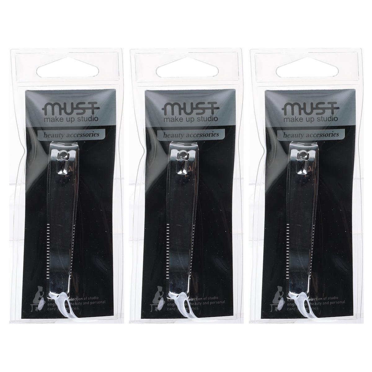 (BUNDLE OF 3) MUST 6400 TOENAIL CLIPPER 9CM