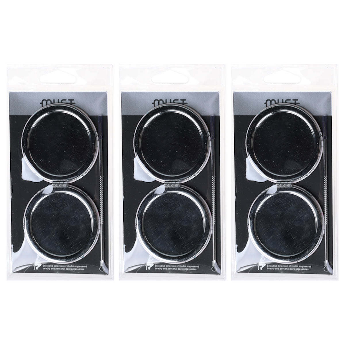 (BUNDLE OF 3) MUST 6408 DUO COMPACT MIRROR