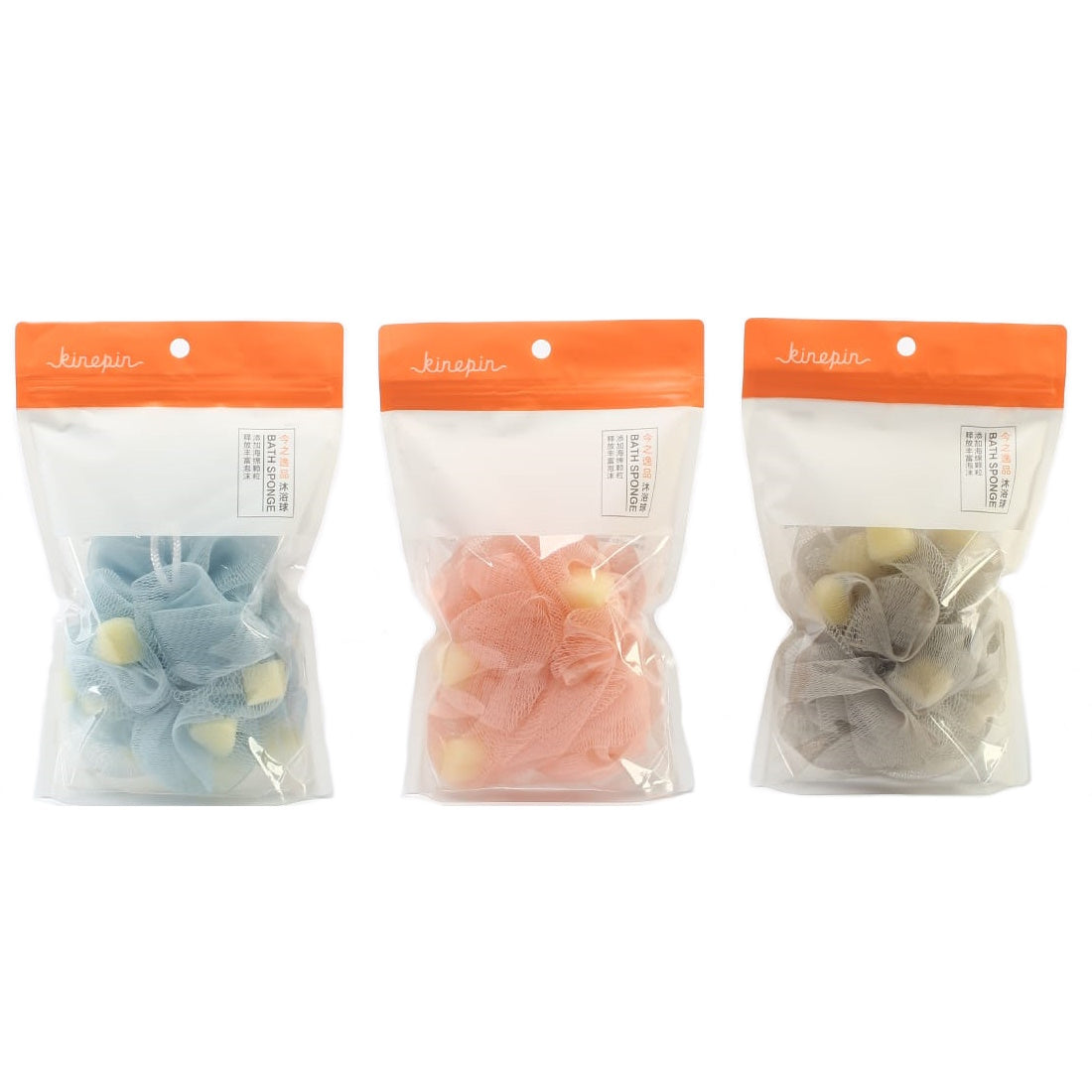 (BUNDLE OF 3) KINEPIN J0113 BATH SPONGE