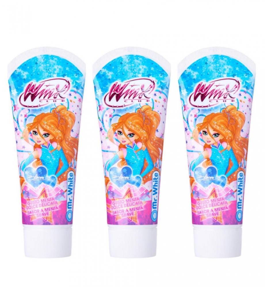 (BUNDLE OF 3) MR WHITE WINX TOOTHPASTE 75ML