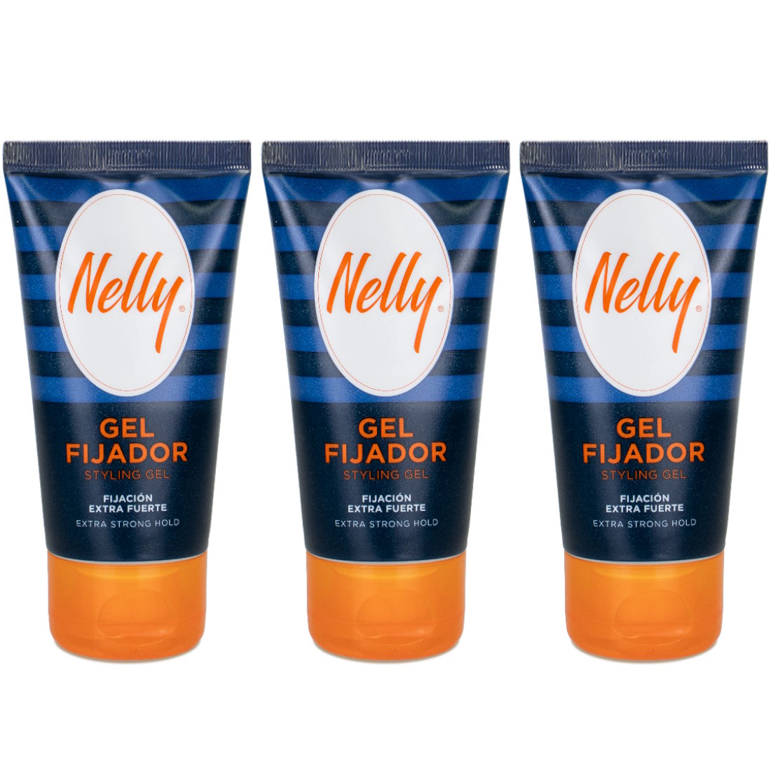 (BUNDLE OF 3) NELLY STYLING GEL EXTRA STRONG HOLD 50ML