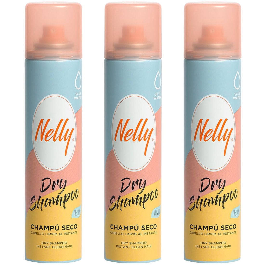 (BUNDLE OF 3) NELLY DRY SHAMPOO 75ML